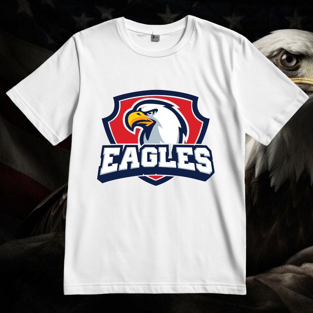 Eagle Sheild Cartoon Vector