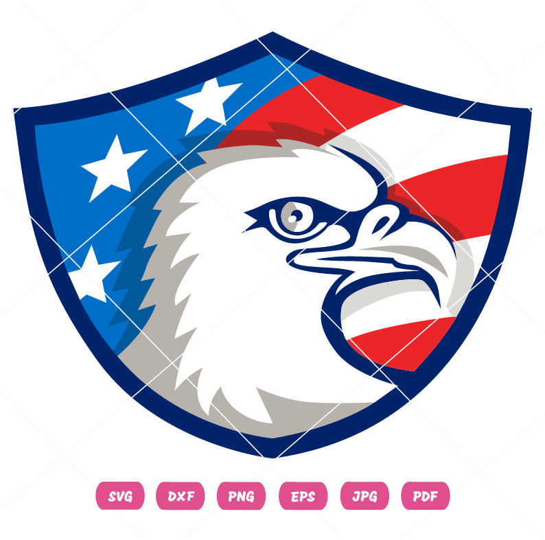 Eagle Sheild Vector