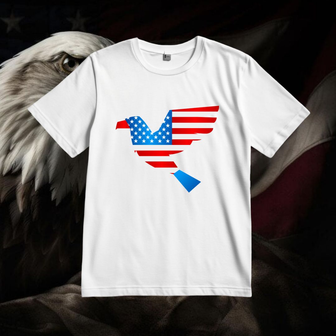 Eagle USA Flag Vector