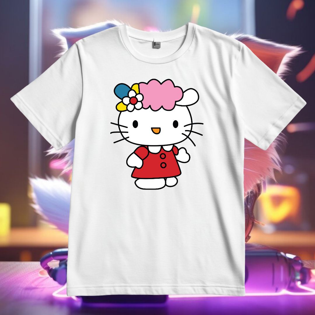 Happy Kitty Cartoon Vector