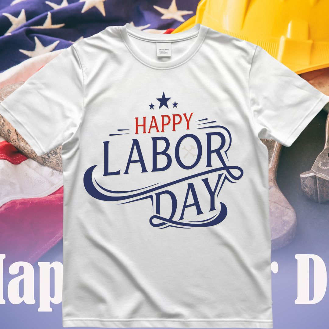 Happy Labor Day Greeting Card Vintage SVG Happy Labor Day Greeting Card Vintage Vector