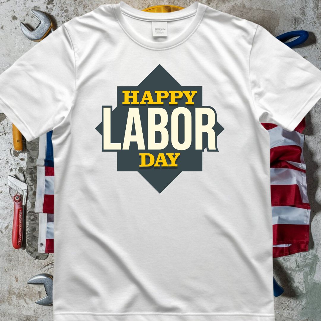 Happy Labor Day Icon Flat Style SVG Happy Labor Day Icon Flat Style Vector