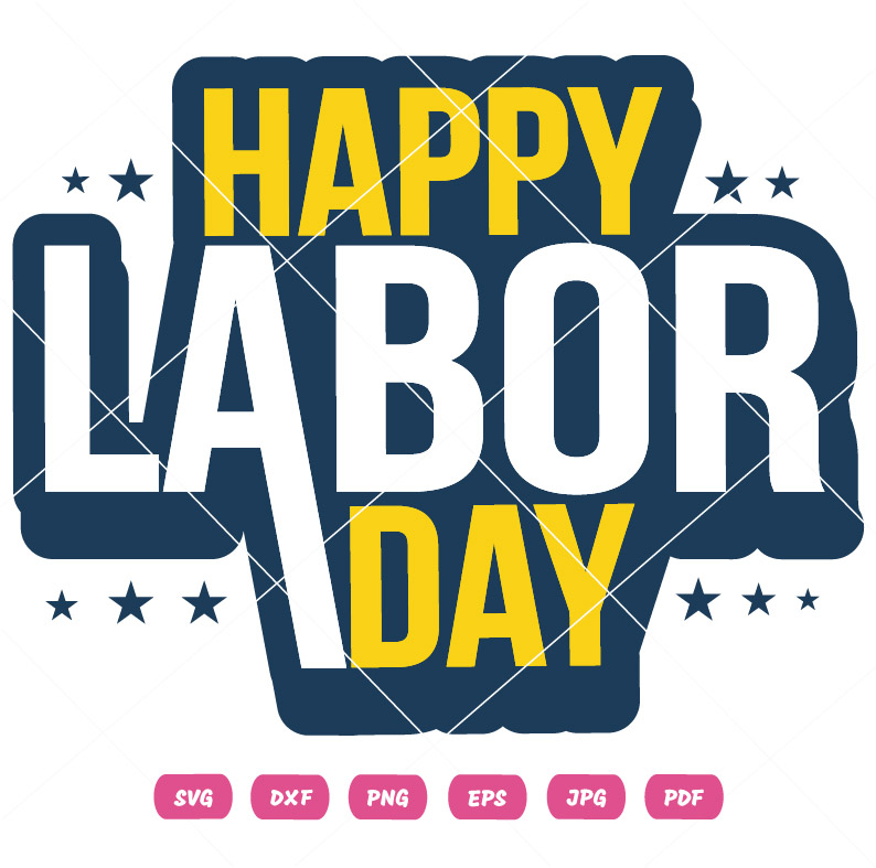 Happy Usa Labor Day SVG Happy Usa Labor Day Vector