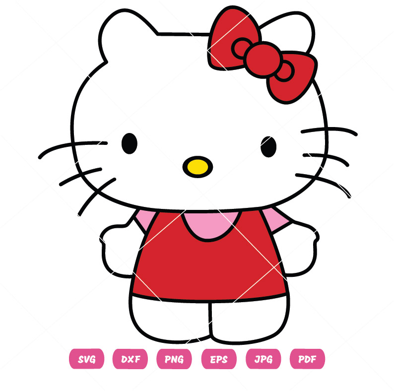 Kitten Red Cartoon Vector