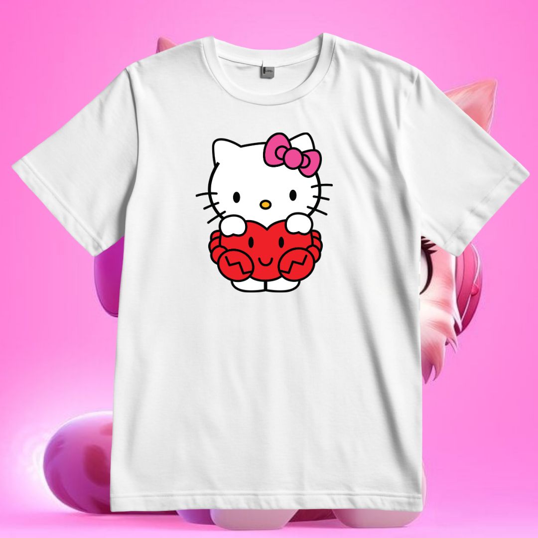 Kitty Heart Vector