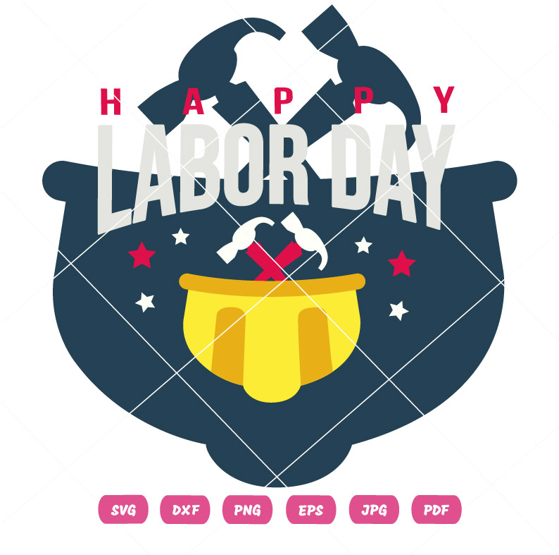 Labor Day Hammers Cross SVG Labor Day Hammers Cross Vector