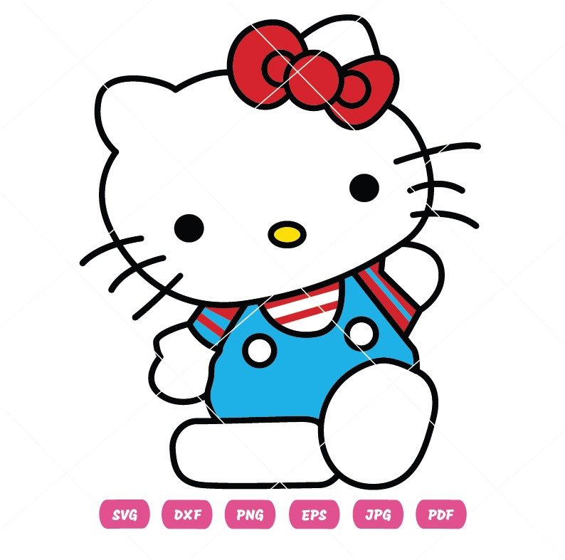 Simple Kitty Cartoon Vector