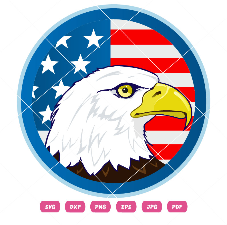 USA Eagle Logo Vector