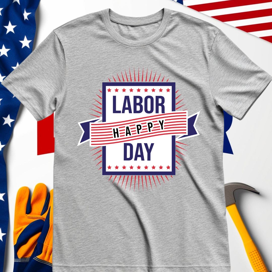 USA Labor Day Emblem SVG USA Labor Day Emblem Vector