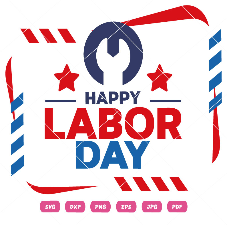 USA Labor Day Greetings SVG USA Labor Day Greetings Vector