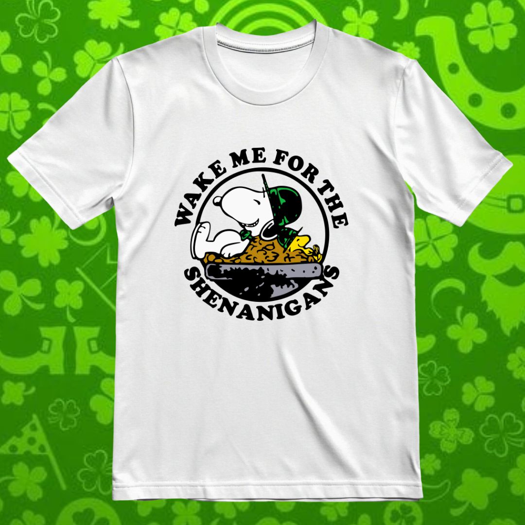 Wake Me For The Shenanigans Vector