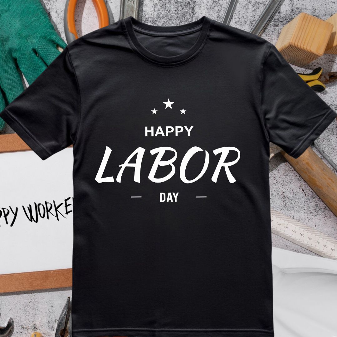 White Stars Happy Labor Day SVG White Stars Happy Labor Day Vector
