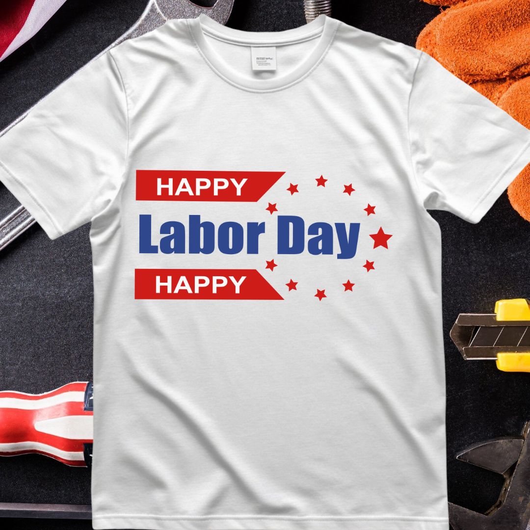 Work Labor Day Flat Style SVG Work Labor Day Flat Style Vector