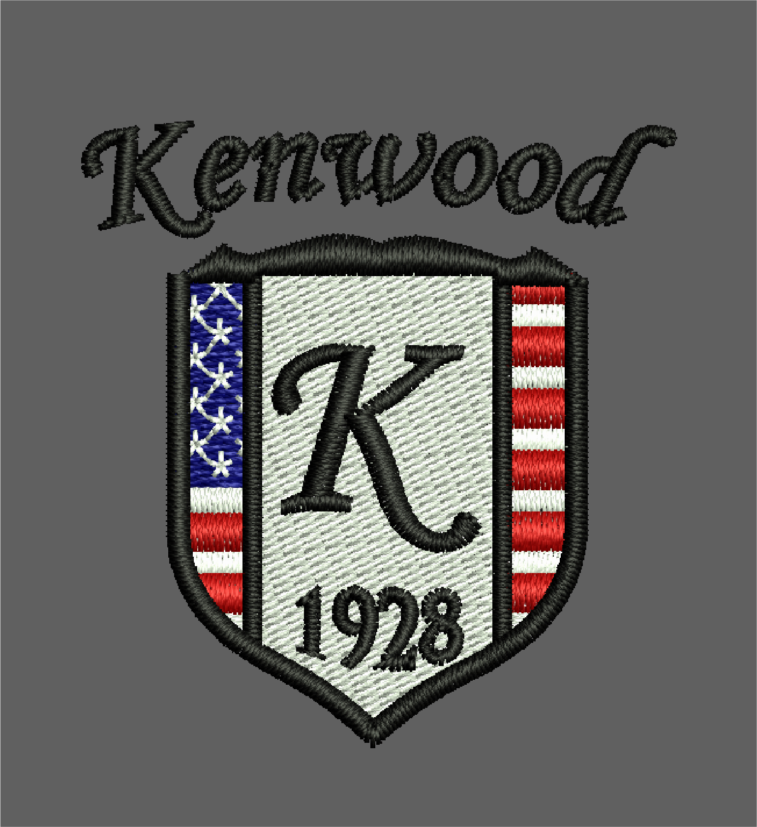 KENWOOD USA FLAG EMBROIDERY DESIGN KENWOOD FLAG EMBROIDERY DESIGN K 1928 FLAG EMBROIDERY DESIGN MACHINE EMBROIDERY FILE