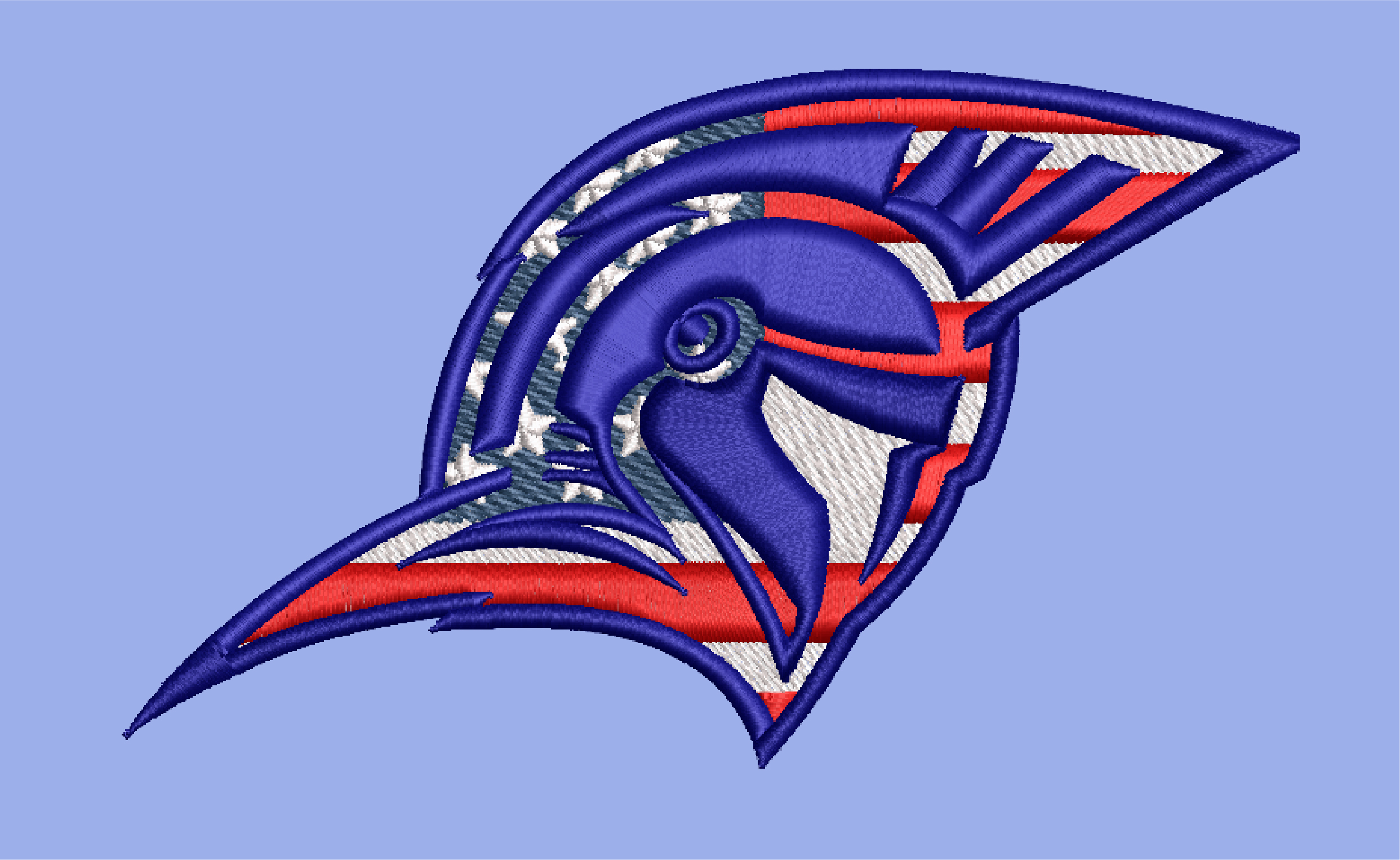 AMERICAN FLAG TROJAN EMBROIDERY DESIGN TROJAN USA FLAG EMBROIDERY DESIGN TROJAN FLAG EMBROIDERY DESIGN MACHINE EMBROIDERY FILE