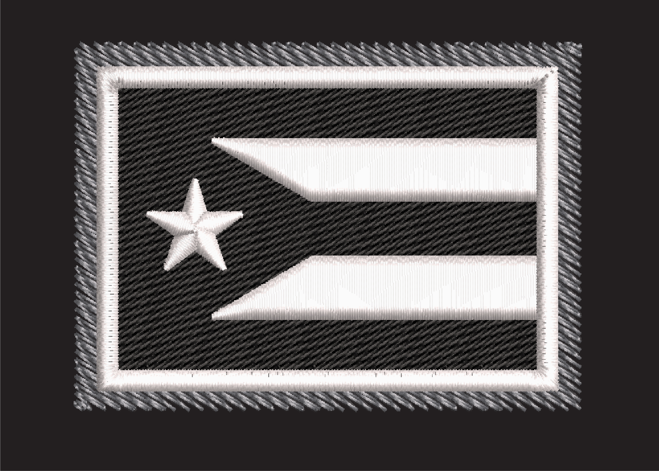 BLK PR FLAG EMBROIDERY DESIGN BLK FLAG EMBROIDERY DESIGN PR STAR FLAG EMBROIDERY DESIGN MACHINE EMBROIDERY FILE