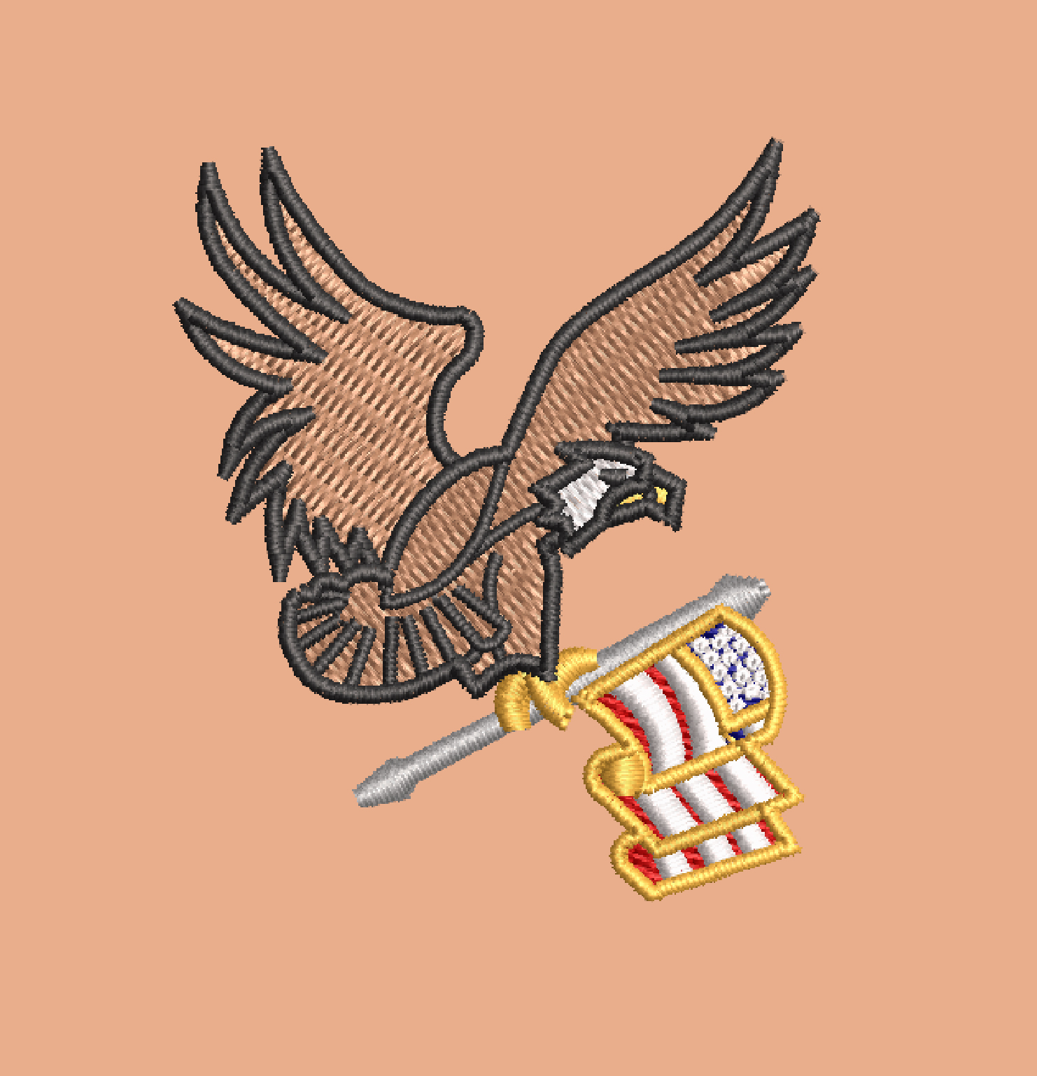 EAGLE FLAG EMBROIDERY DESIGN USA EAGLE FLAG EMBROIDERY DESIGN WAVE USA EAGLE EMBROIDERY DESIGN MACHINE EMBROIDERY FILE