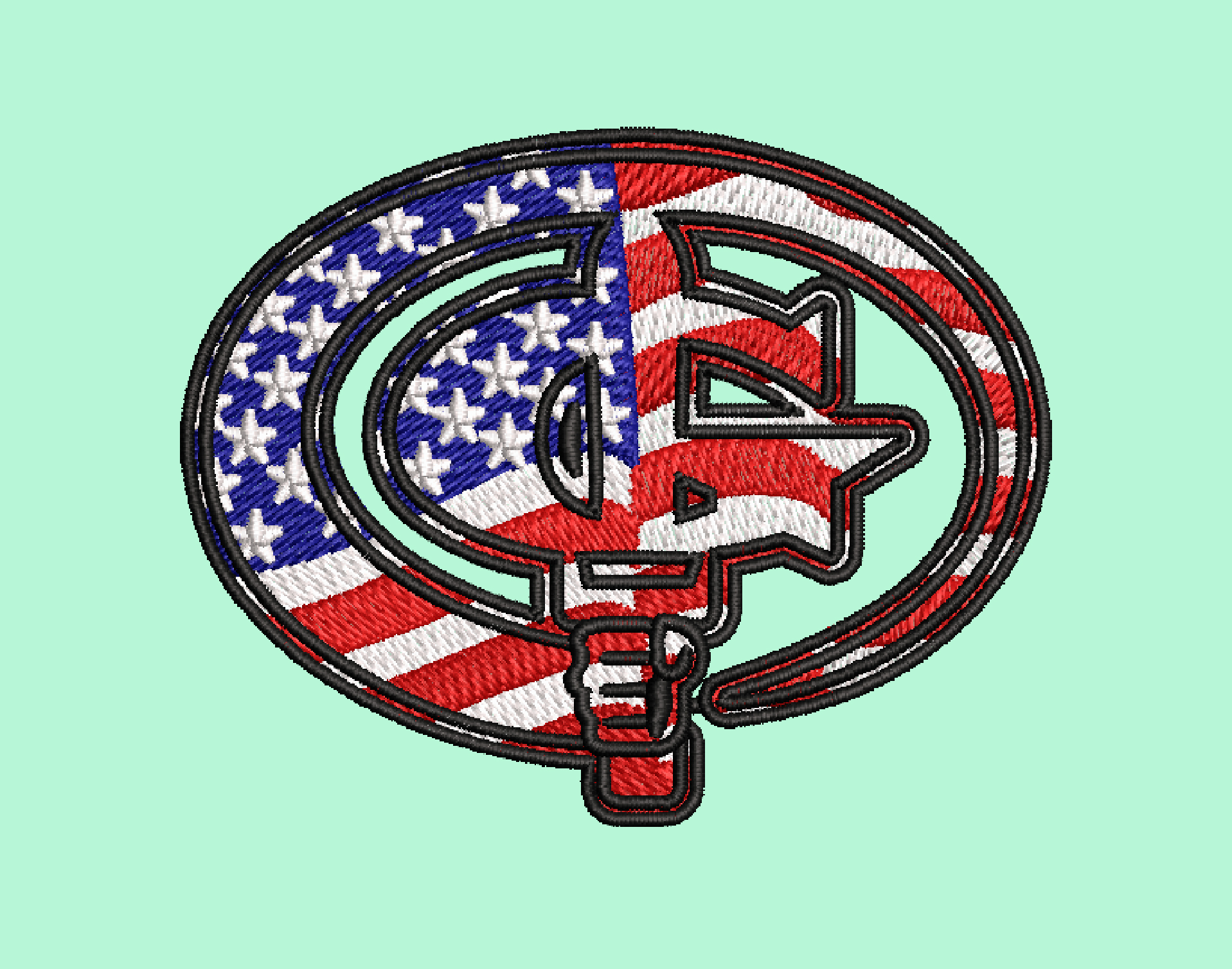 GLAD FLAG EMBROIDERY DESIGN GLAD USA FLAG EMBROIDERY DESIGN GC FLAG USA EMBROIDERY DESIGN MACHINE EMBROIDERY FILE