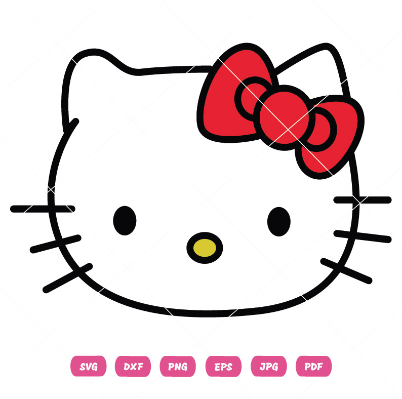 Kitty Head Vector