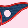 M JONES FLAG EMBROIDERY DESIGN JONES CURVED FLAG EMBROIDERY DESIGN BORDER FLAG EMBROIDERY DESIGN MACHINE EMBROIDERY FILE