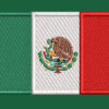 MEXICAN FLAG EMBROIDERY DESIGN MEXICAN EAGLE FLAG EMBROIDERY DESIGN MEXICAN BORDER FLAG EMBROIDERY DESIGN MACHINE EMBROIDERY FILE