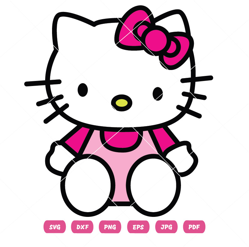Pink Kitty Vector