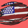 RIPPED FLAG EMBROIDERY DESIGN USA RIPPED FLAG EMBROIDERY DESIGN RIPPED TEXTURE FLAG EMBROIDERY DESIGN MACHINE EMBROIDERY FILE
