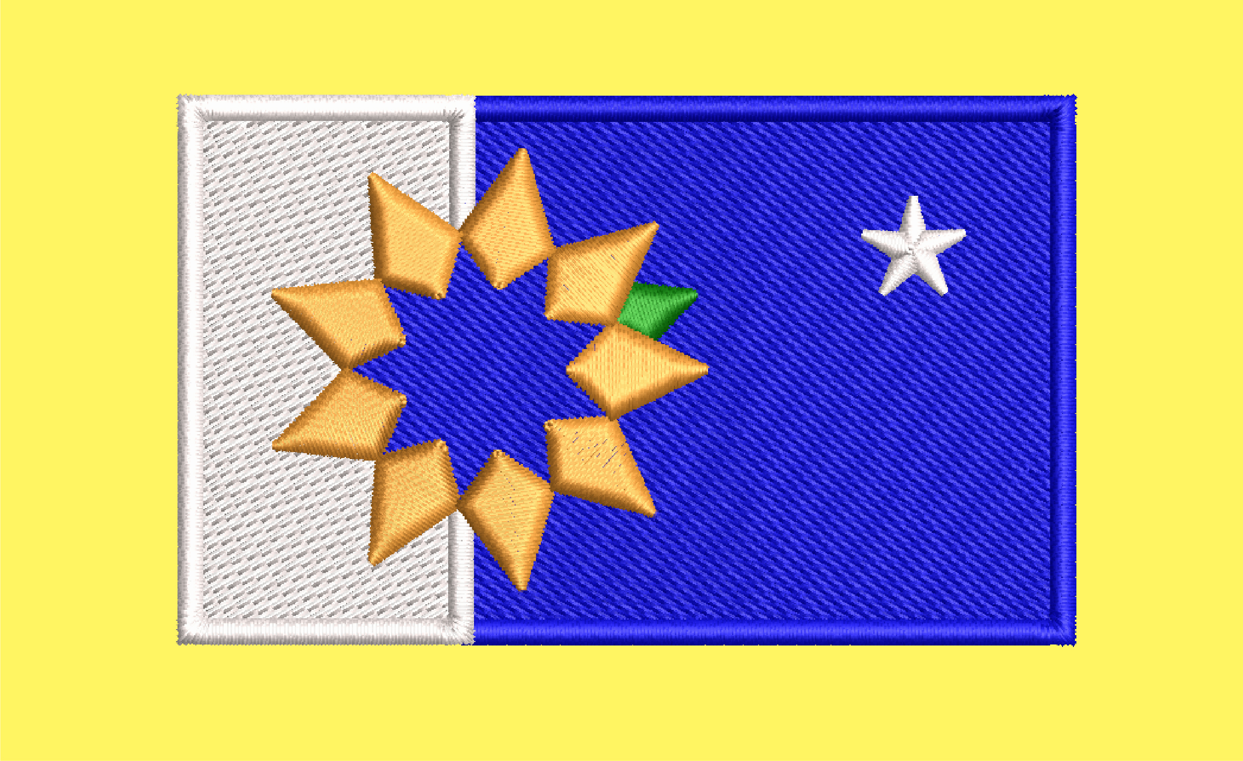 TOPEKA FLAG EMBROIDERY DESIGN TOPEKA STAR FLAG EMBROIDERY DESIGN KANSAS CITY FLAG EMBROIDERY DESIGN MACHINE EMBROIDERY FILE
