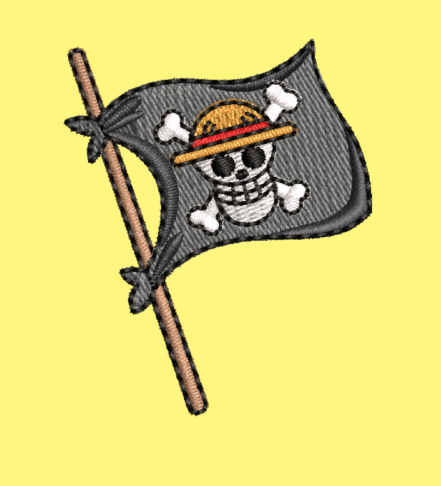 SMALL FLAG EMBROIDERY DESIGN SMALL SKULL FLAG EMBROIDERY DESIGN PIRATES SKULL FLAG EMBROIDERY DESIGN MACHINE EMBROIDERY FILE