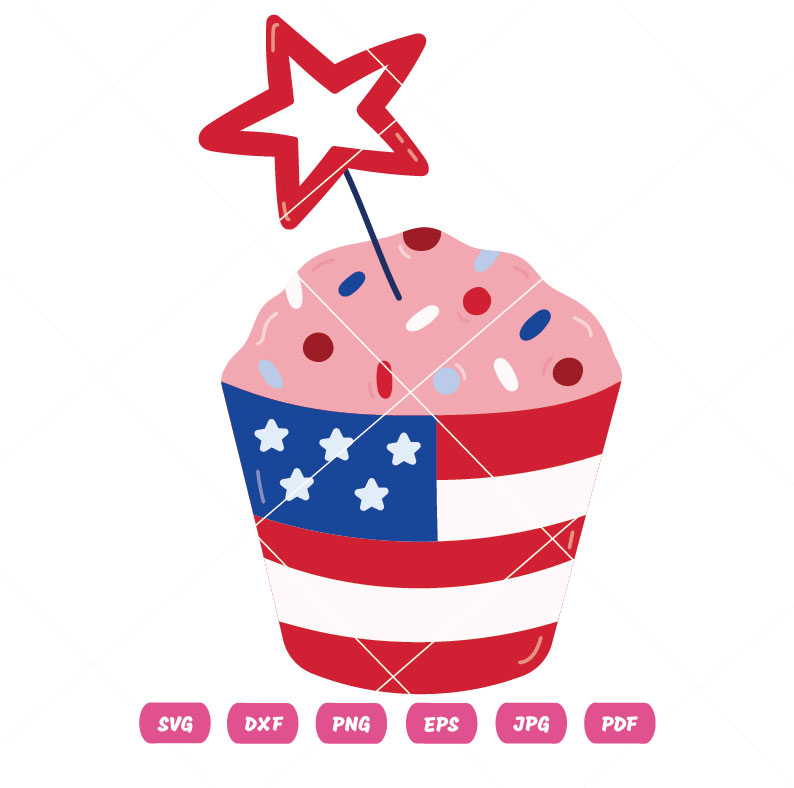 American Ice Cream Vector Design