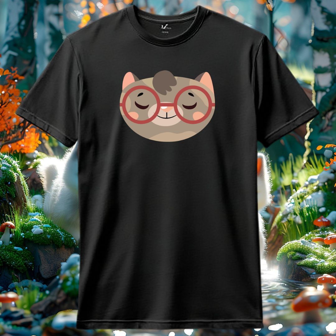 Glasses Cat Vector Design