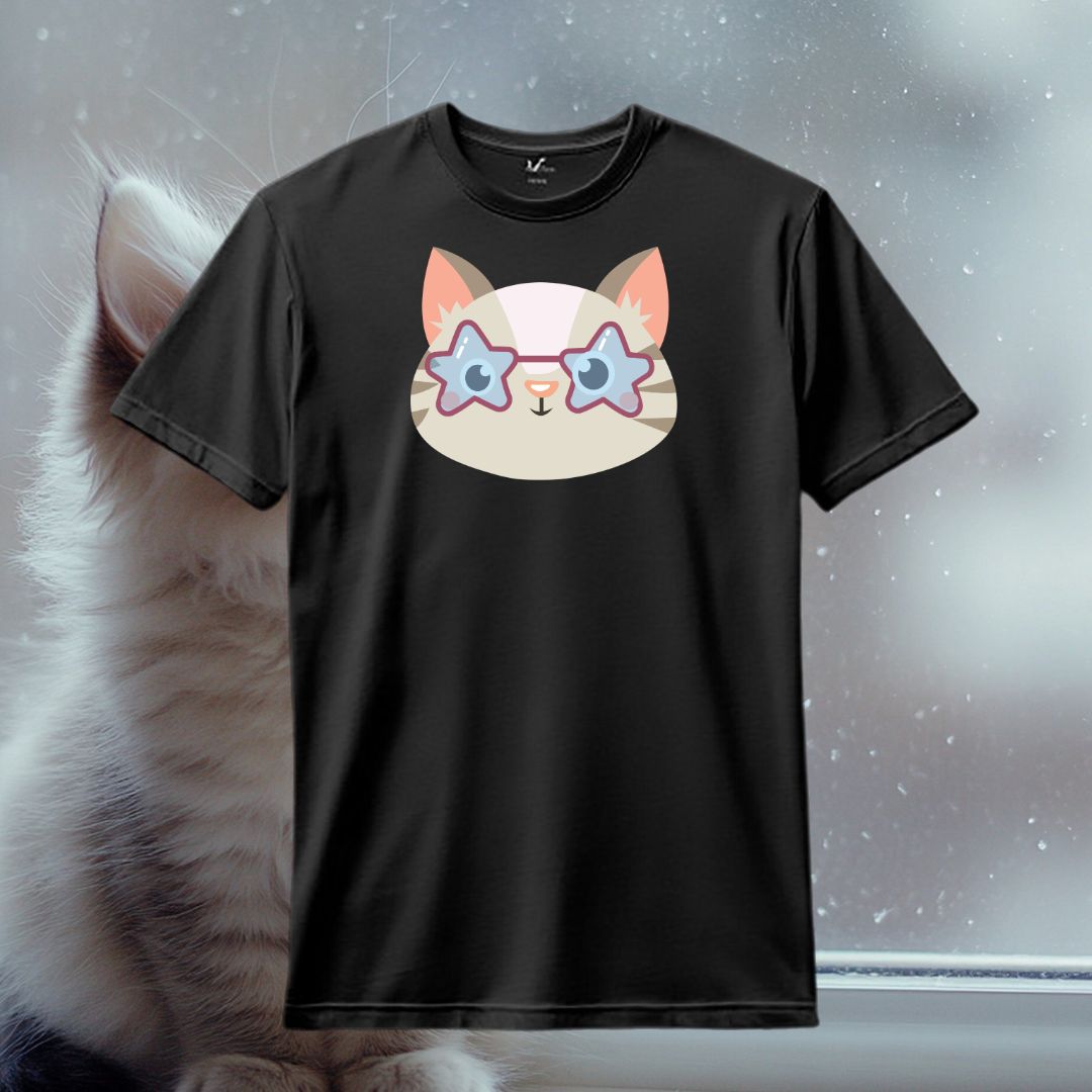 Glasses Cat Vector