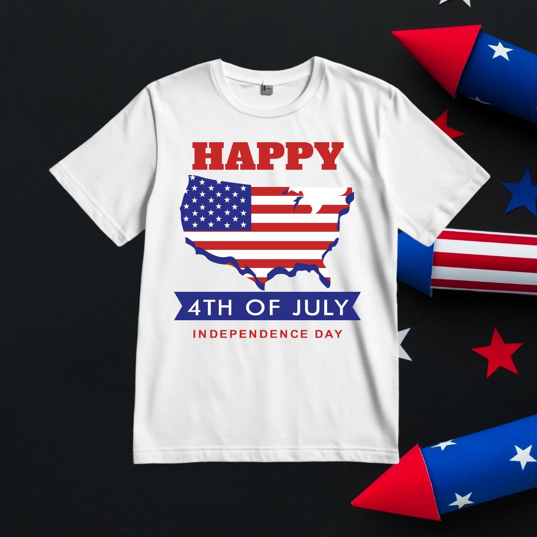 Happy 4th July Vector Design