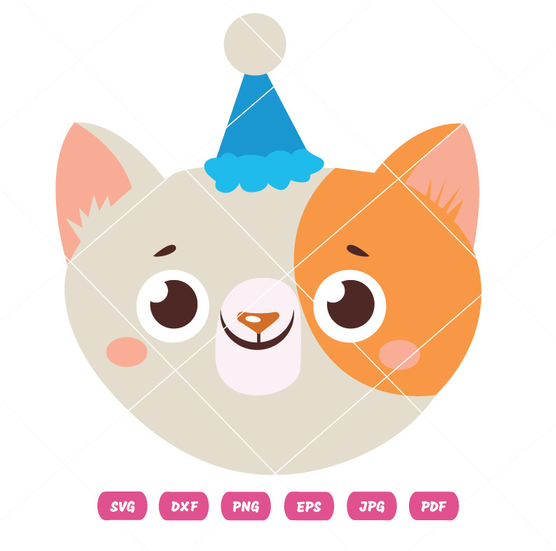 Happy Cat Vector