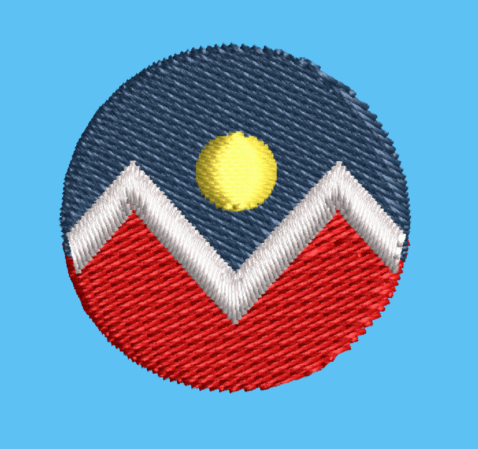 DENVER FLAG LOGO EMBROIDERY DESIGN DENVER CITY EMBROIDERY DESIGN DENVER CITY LOGO FLAG EMBROIDERY DESIGN MACHINE EMBROIDERY FILE