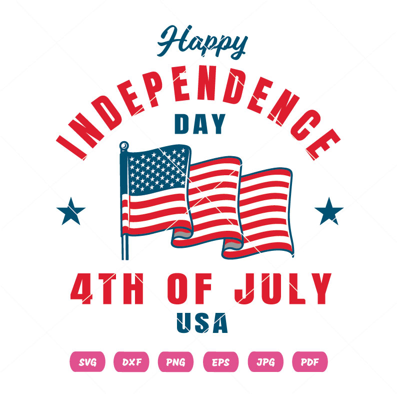 Independence Flag USA Vector