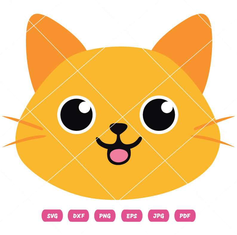 Kitty Head Vector