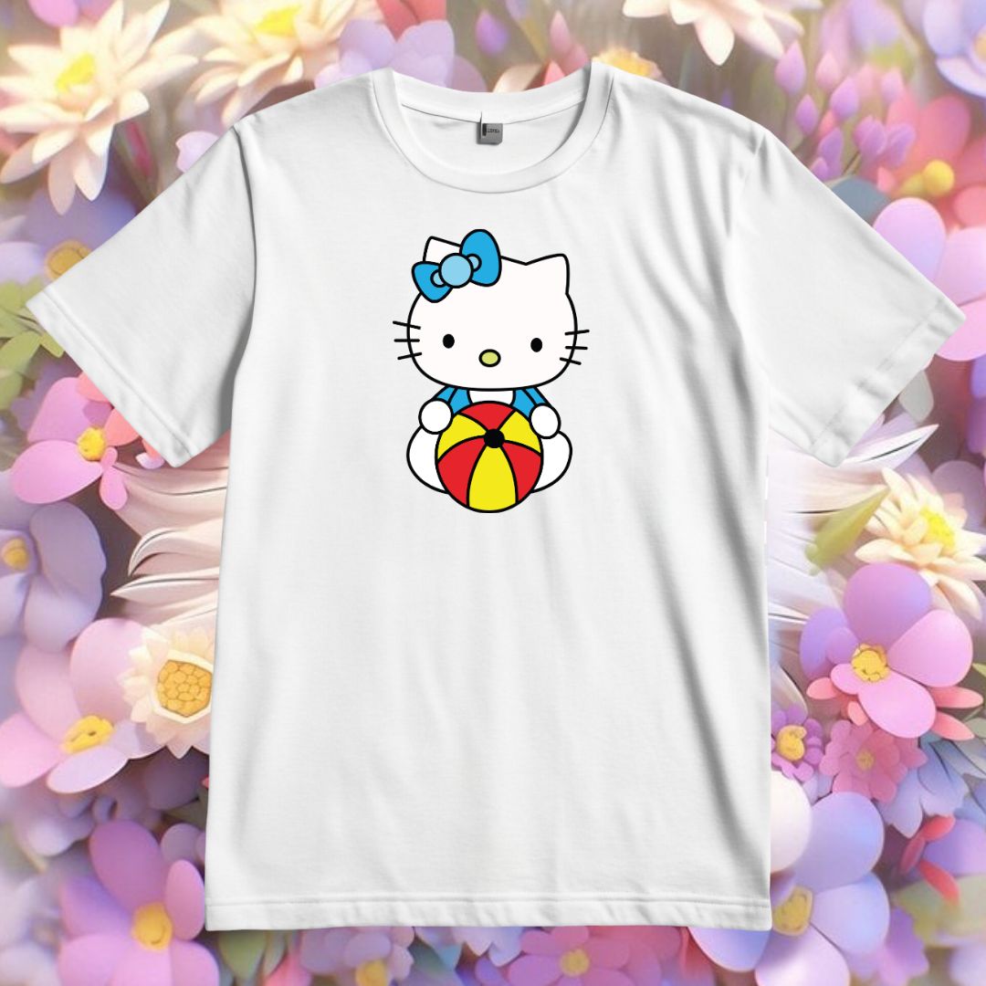 Kitty Vector With Ball Vector