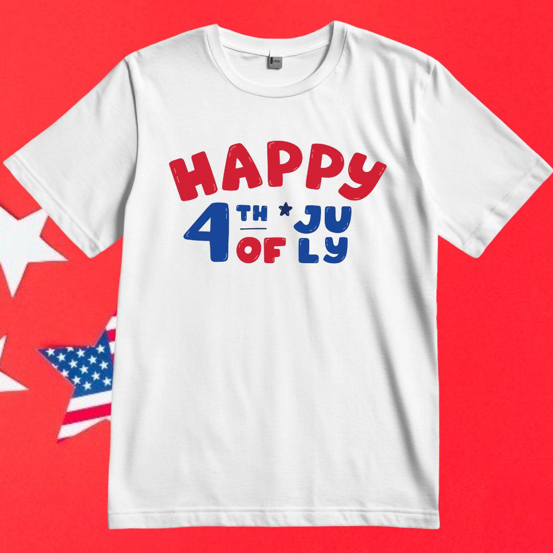 Simple Happy 4th July Vector