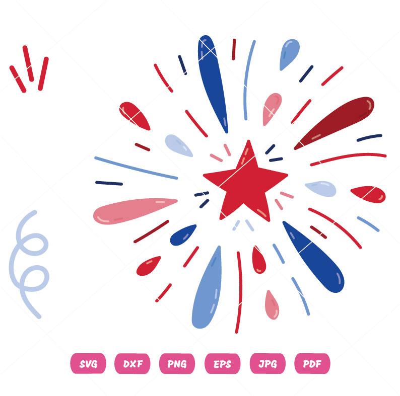 Sparkling Salute Vector