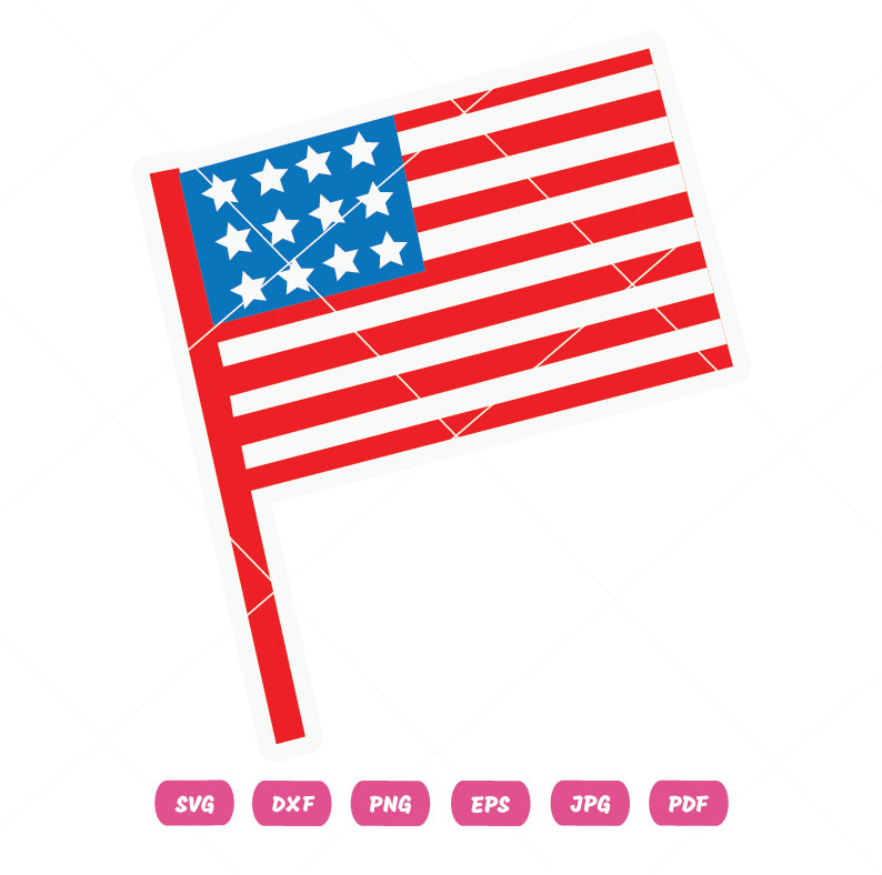 USA Flag Vector