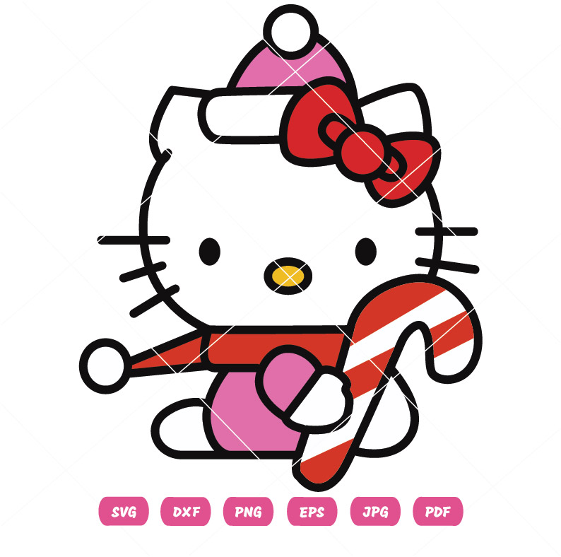 Hello Kitty Candy Vector