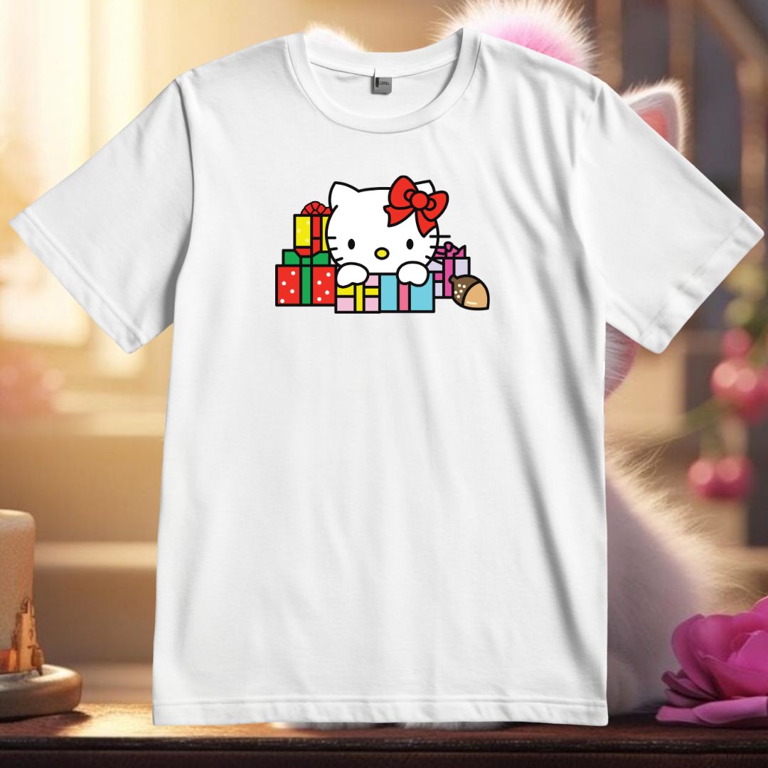 Kitty Gift Box Vector