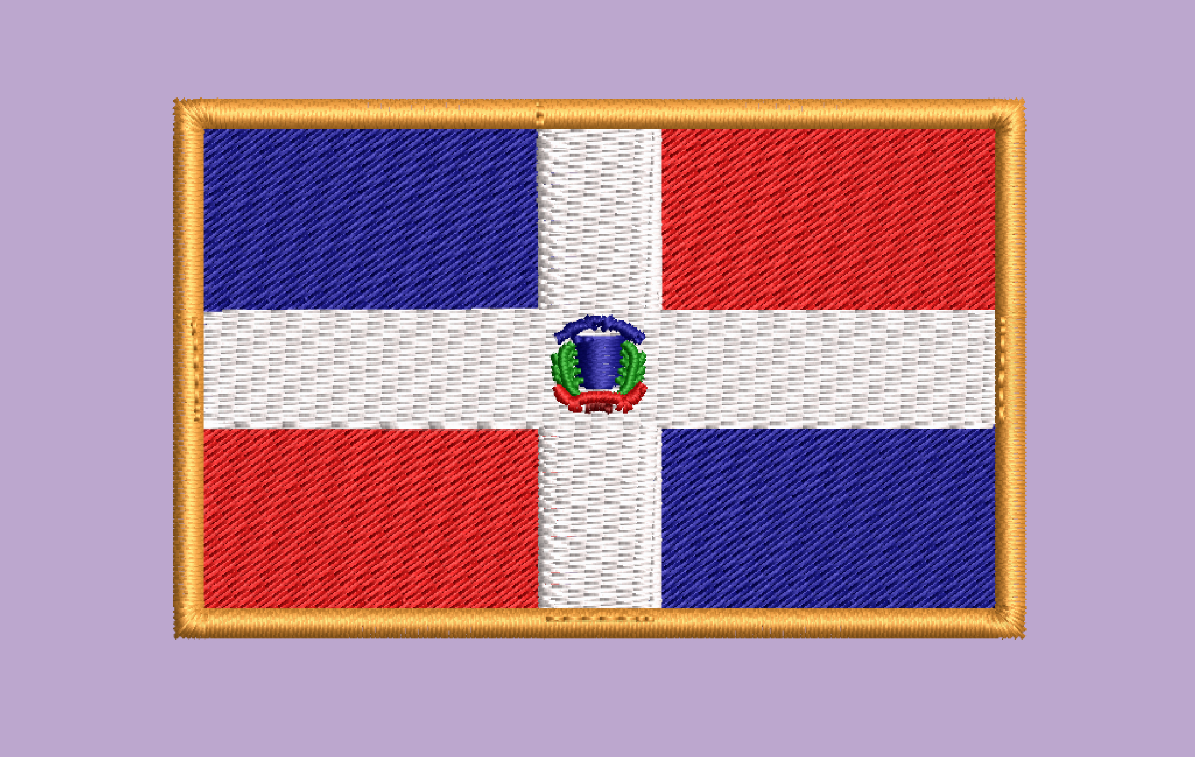 DR FLAG EMBROIDERY DESIGN DOMINICAN REPUBLIC FLAG EMBROIDERY DESIGN COUNTRY DR FLAG EMBROIDERY DESIGN MACHINE EMBROIDERY FILE