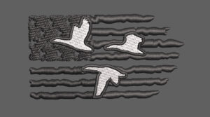 DUCK FLAG EMBROIDERY DESIGN USA DUCK FLAG EMBROIDERY DESIGN DISTRESSED USA FLAG EMBROIDERY DESIGN MACHINE EMBROIDERY FILE