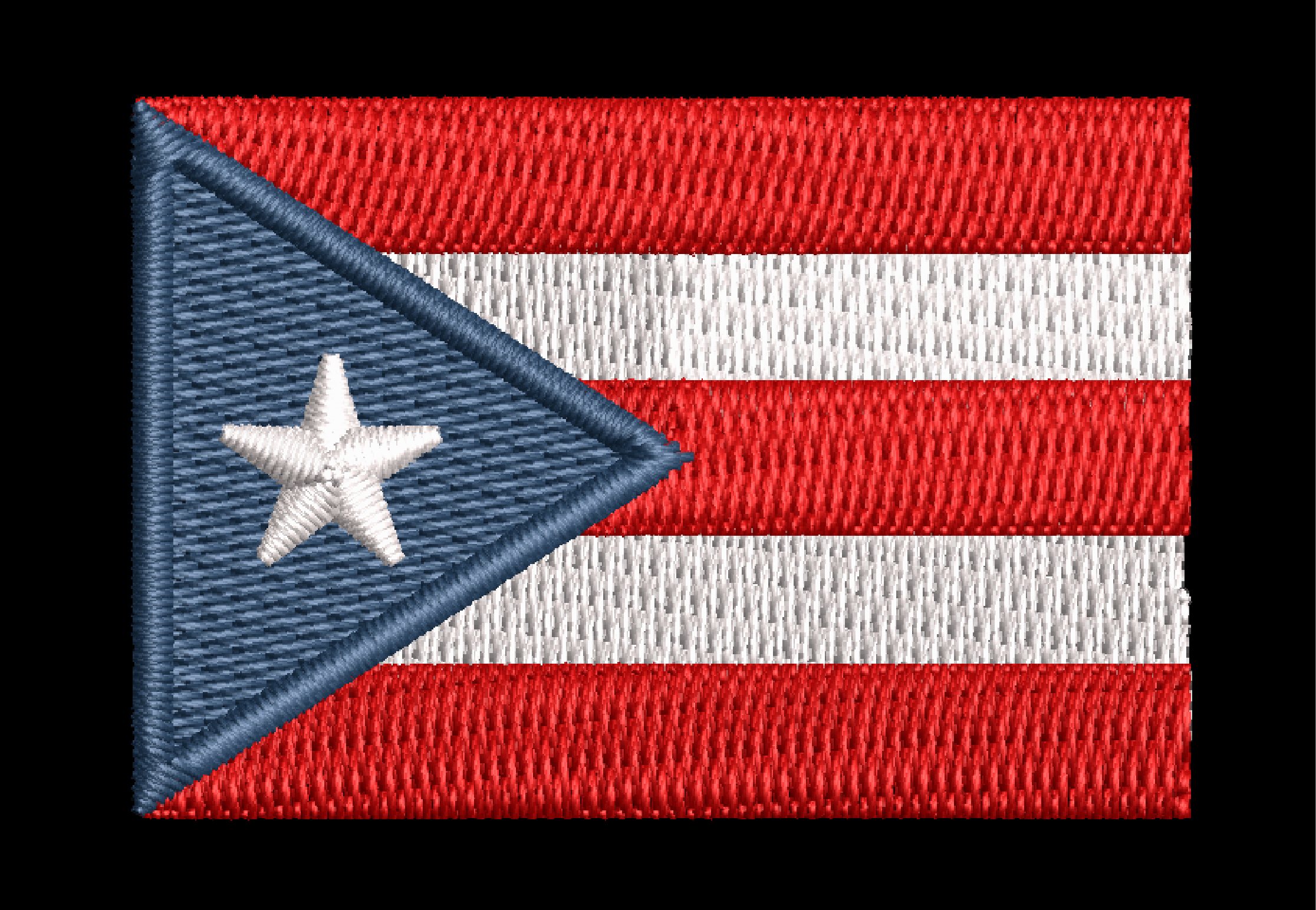 FLAG PR EMBROIDERY DESIGN PUERTO RICO FLAG EMBROIDERY DESIGN PUERTO RICO BANDERA FLAG EMBROIDERY DESIGN MACHINE EMBROIDERY FILE