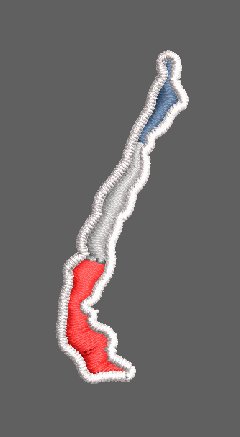 CHILE MAP WITH FLAG EMBROIDERY DESIGN CHILE COUNTRY FLAG EMBROIDERY DESIGN COUNTRY MAP FLAG EMBROIDERY DESIGN MACHINE EMBROIDERY FILE