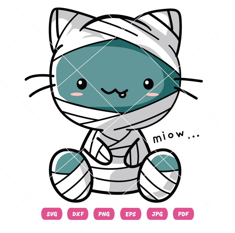 Kitty Mummy Vector Miow