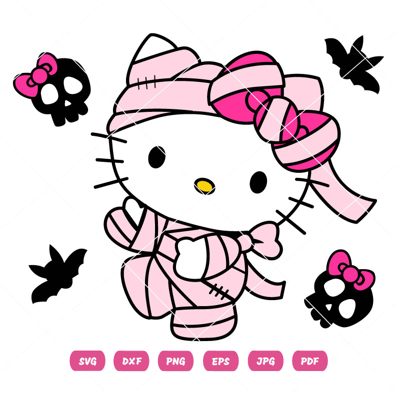 Kitty Pink Vector