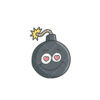Lovely Bomb Emoji Vector